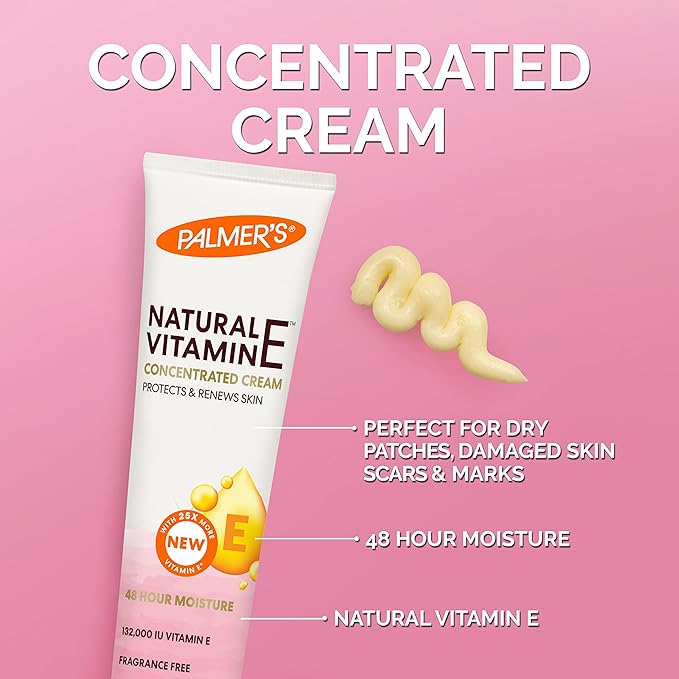 Palmer's Natural Vitamin E Concentrated Cream, 2.1 Ounce (Pack of 2)