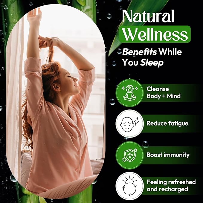 Foot Patches Pads for Deep Cleansing: Feet Patches Bamboo Wood Vinegar Ginger Foot Pads for Promoting Sleeping 30 Packs - 2 boxes