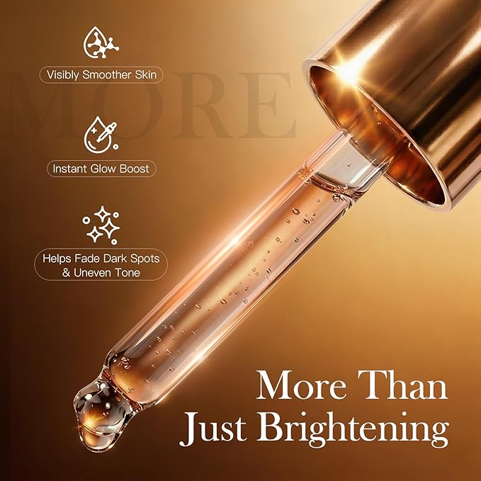 Brightening Saffron Serum,Natural Radiance Enhancer, Skin Tone Evener,Luminous Complexion,1.01 Floz