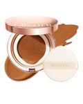 SKINTIFIC Full Coverage Cushion Foundation #07N Soft Caramel| Satin Glow Finish, Oil-Control & Waterproof, Buildable Tattoo Cover Cushion for All Skin Types