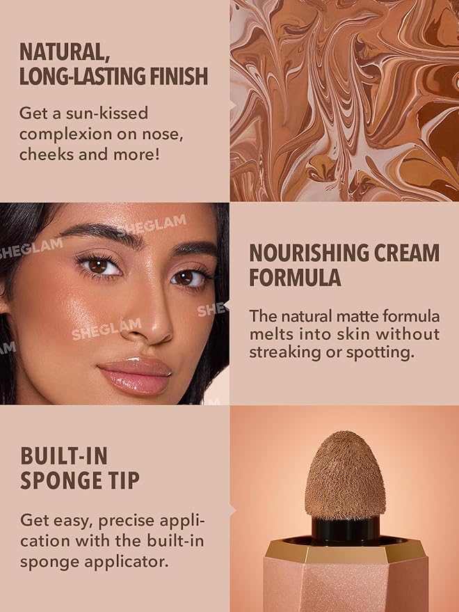SHEGLAM Sun Beam Shimmer Liquid Bronzer-Terracotta
