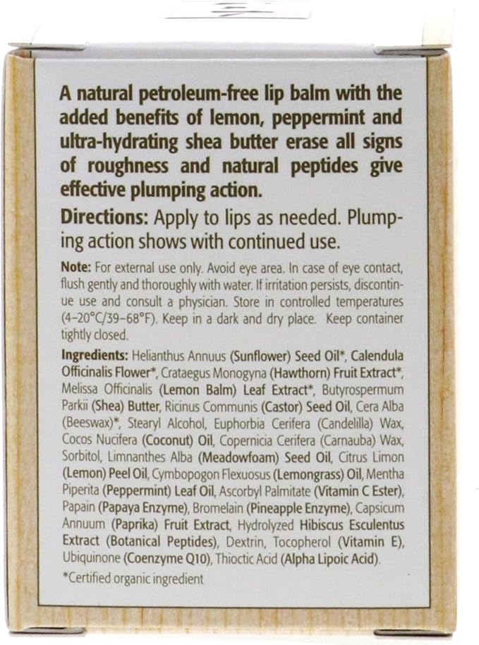 Eminence Organic Citrus Lip Balm, 0.27 Ounce