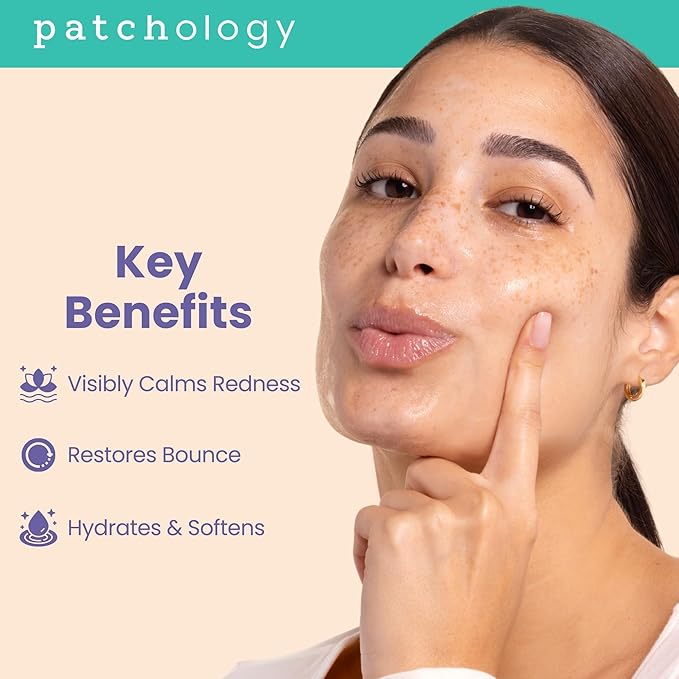 Patchology Skin Remedy Barrier-Boosting Sheet Mask – Single Use Face Mask with Ectoin, Ceramides & Probiotics – Hydrates, Protects & Nourishes – Suitable for Sensitive & All Skin Types (Pack of 3)