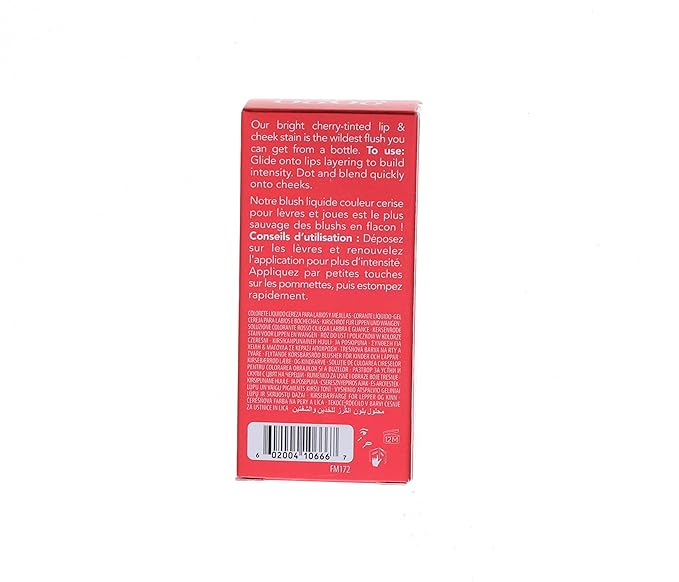 Benefit Gogo Tint Bright Cherry Tinted Lip & Cheek Stain, 0.2 Fl Oz