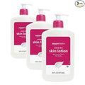 Amazon Basics Non-Greasy Body Moisturizer Lotion for Extra-Dry Skin with Vitamins B5 & E, Clean Scent, 16 fl oz, 3-Pack (Previously Solimo)