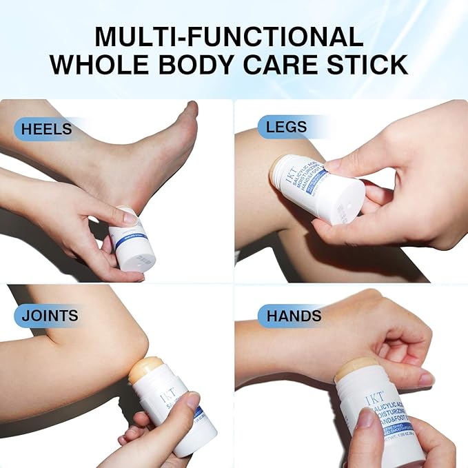 Professional Repair Heel Balm Stick -2 pcs, for dry cracked feet treatment, intensive foot repair, refreshingly smooth non-greasy texture