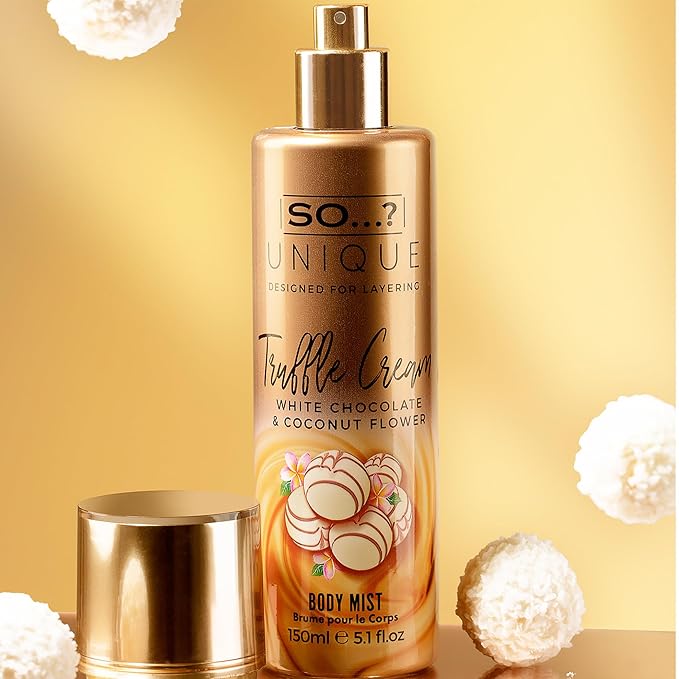 Unique Body Mist - Truffle Cream by So…? for Women - 5.1 oz Body Mist - Pack of 3