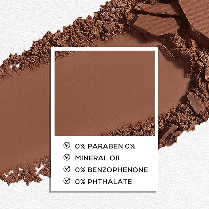 MAKI YIKA Earth Brown Matte Single Eye Shadow Palette for Women, Pigmented White Eyeshadow Powder for Brown Eyes, Color Stay Long Lasting Waterproof Eye Makeup Palette, #12