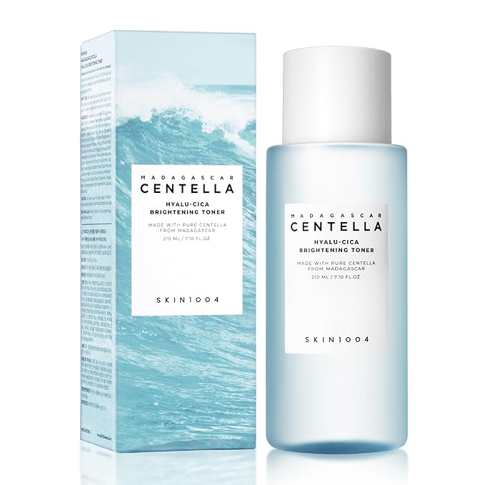 SKIN1004 Hyalu-Cica Balancing Toner, Korean Toner for Deep Hydration with Hyaluronic Acid, Centella Essence for Soothing care, Gentle Exfoliating for Skin Firming, Korean Skin Care, 7.10 fl.oz / 210ml