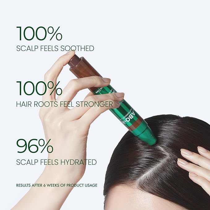 LABO-H Roll On Serum with Cooling Shampoo - Korean Hair Anchoring Serum for Daily Massage and Hair Growth | Vegan | Anti-Loss Treatment | Cooling & Soothing Relief with Rosemary Oil