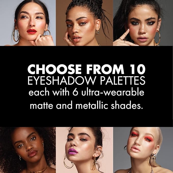 Milani Everyday Eyes Eyeshadow Palette - Earthy Elements (0.21 Ounce) 6 Cruelty-Free Matte or Metallic Eyeshadow Colors to Contour & Highlight