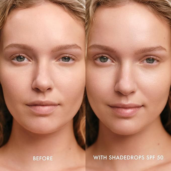Summer Fridays ShadeDrops SPF 50 Mineral Milk Sunscreen - Lightweight + Hydrating Face Sunscreen - Zinc Oxide SPF for Face with Ceramides - Daily Skin Care for Sensitive Skin - Vegan Sunblock (1.7 Oz)
