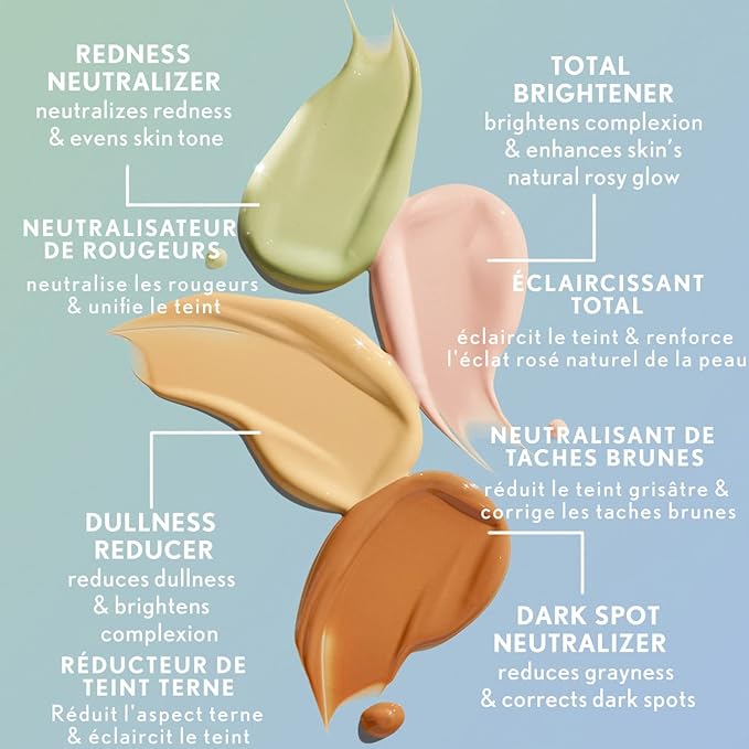 COVERGIRL Clean Fresh Color Correcting Serum â€“ Moisturizer, Face Primer, Skincare, Vegan Formula â€“ 100 - Fair, 30ml (1.0 fl oz)