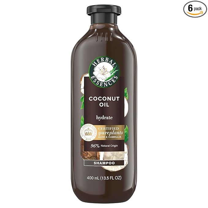 Herbal Essences Biorenew Coconut Milk Hydrate Shampoo, 13.5 Fl Oz,Pack of 6