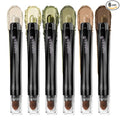 LUXAZA PRO FIREFLIES LIGHT Eyeshadow Stick Makeup 6PCS Set, Green Metallic Shimmer Matte Cream Eye Shadow Eyeliner Brightener Pencil Crayon - FIREFLIES LIGHT