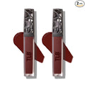 The Lip Bar - Nonstop Liquid Matte Lipstick, Brickhouse (Soft Brown) - One Swipe - Long Lasting - Jojoba Oil & Vitamin E - Vegan & Cruelty Free - Makeup & Cosmetics - .24 fl oz - 2 Pack