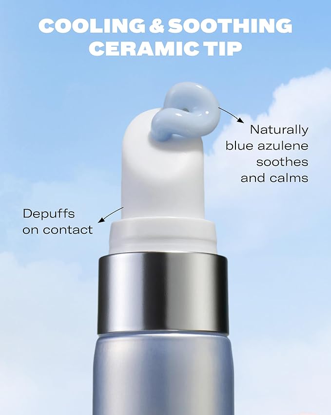 Then I Met You Snail Mucin Eye Cream, Korean Skincare for Dark Circles, Puffy Eyes, & Wrinkles, Firming, Brightening, Plumping, & Hydrating with Volufiline*, Peptides, Collagen, & Caffeine, 0.51 oz