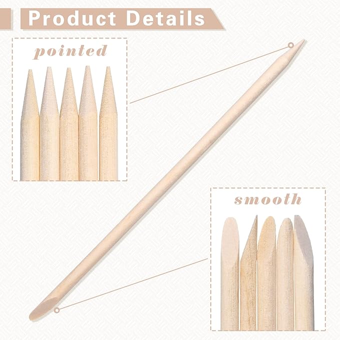 Demissle Hair Removal Waxing Sticks, 800 Pack Wooden Wax Applicator Sticks for Eyebrow, Lip, Nose, Facial Hair Waxing, Smooth Skin Use, Includes 8 Bags of 100 Pieces Each