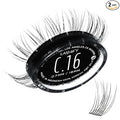 Lashify Curl 16mm Gossamer Eyelash Extensions Refill, Black, DIY False Lashes for a Natural Look
