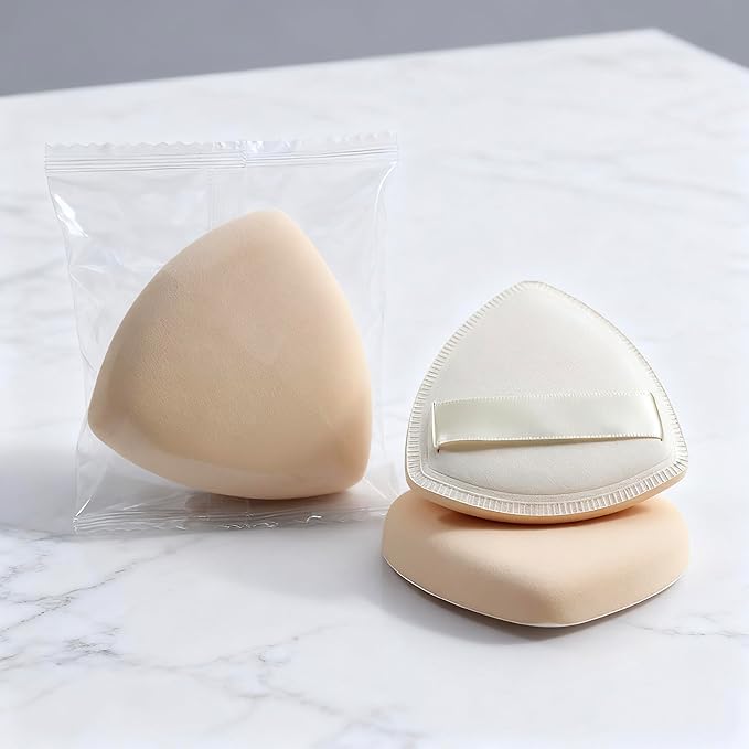 Makeup Sponge Puff Set, Large Beauty Puff for Quick Flawless Makeup, Concealer Powder Puff for Liquid & Cream Foundation 4PCS