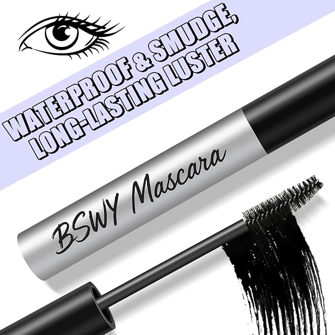 Telescopic Tubing Mascara for Women 60 Plus - Sky High Lift, Waterproof, Nourishing Essence, Gentle Lash Definition