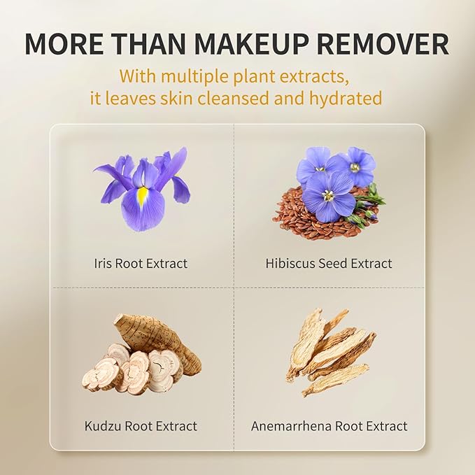 Makeup Remover Cleansing Balm - Olive Oil Based Cleanser for Face&Body - Melts From Balm to Milky Lather-For All Skin Types, 3pcs