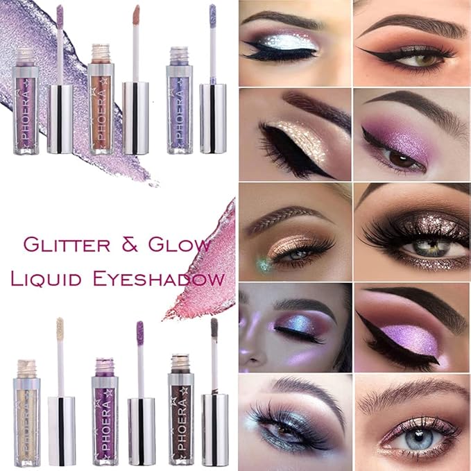 Liquid Eyeshadow, Waterproof Glitter Shimmer Sparkle Eye Stick Easy To Wear Long Lasting Eyeliner Eye Pencil Makeup Cosmetics(A105)