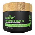 Herbishh Argan Hair Mask-Deep Conditioning & Hydration For Healthier Looking Hair for very Dry, Weak, Stressed Out Hair, No Sulphates, No Parabens (150 ml)