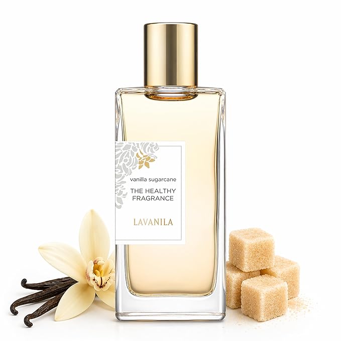 Lavanila Vanilla Sugarcane Perfume for Women, 1.7 Fl Oz – Clean Vanilla Perfume, Long Lasting Women’s Eau de Parfum with Madagascar Vanilla – Natural Fragrance, Women’s Fragrances