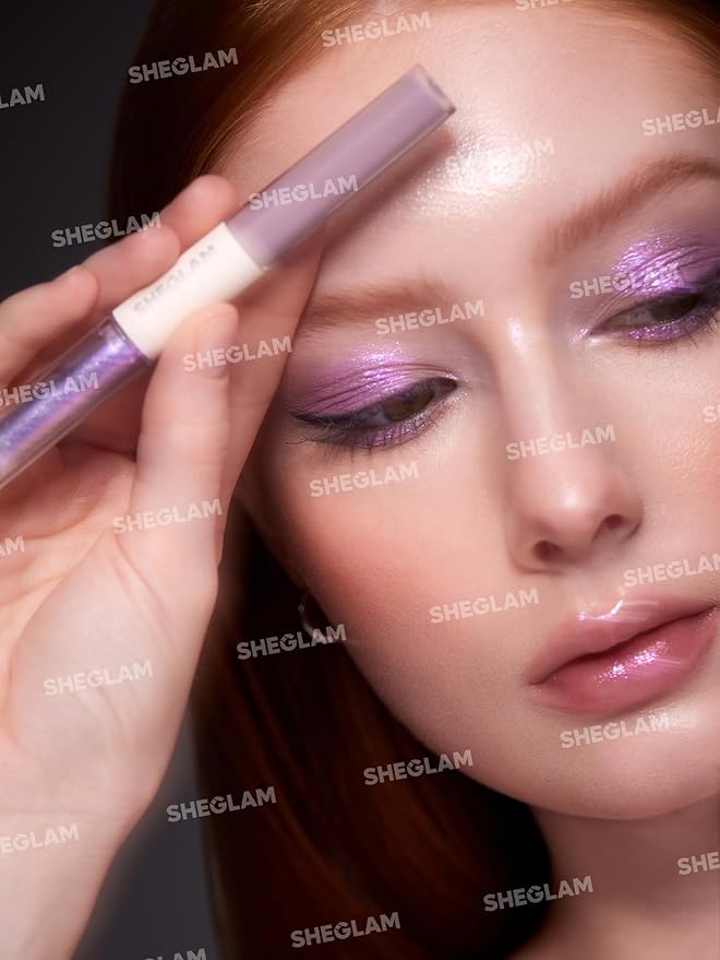 SHEGLAM Silk & Sparkle Double Ended Liquid Eyeshadow-Lavender