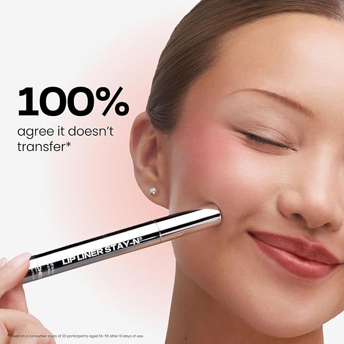 Sacheu Lip Liner STAY-N Peel Off Lip Stain — Long Lasting Waterproof Lip Tint with Hyaluronic Acid & Vitamin E — Transfer Proof Matte Finish, Vegan & Cruelty-Free (Core Bundle)