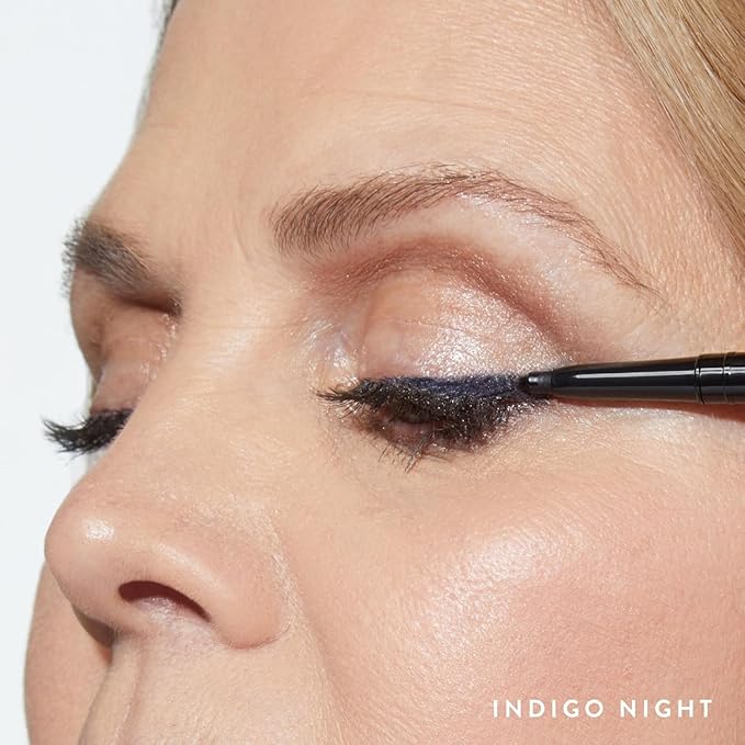 LAURA GELLER NEW YORK INKcredible Gel Eyeliner - Indigo Night - Waterproof Smudge-proof Eyeliner Pencil - Built in Sharpener