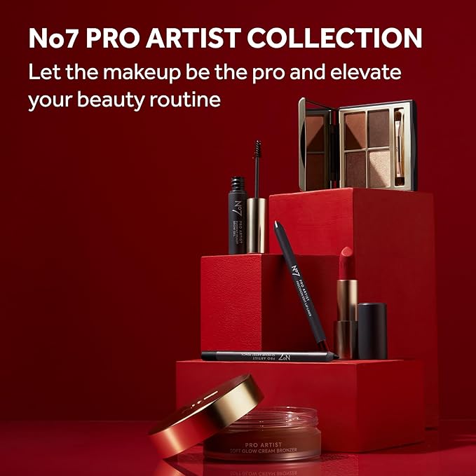 No7 Pro Artist Clear Eyebrow Gel - Lightweight Brow Gel to Sculpt, Tame & Set - Flexible Formula for All Brow Colors - Effortlessly Tames Stray Hairs and Holds Brows in Place - Clear (0.16 fl oz)