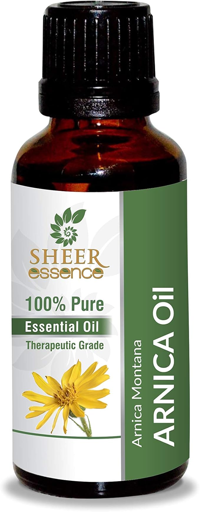Arnica Flower Oil 15 ML (0.51 Fl.OZ) | 100% Pure Natural Undiluted Uncut Therapeutic Grade Arnica Montana