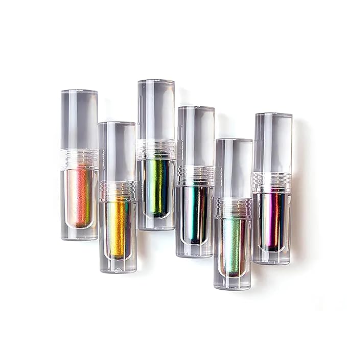 R.Y.M Chameleon Glittering Eye Liner Liquid Glitter Waterproof Long Lasting Quick-drying Metallic Chameleon Eyeliner Eyeshadow for Party Festival (4#, 0.06 Ounce (Pack of 1))