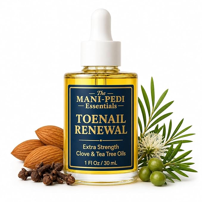 TMPE Toenail Renewal Serum. Extra Strength formula with Natural Power of Clove & Tea Tree Oils. 100% Pure & Natural - 1 Fl Oz