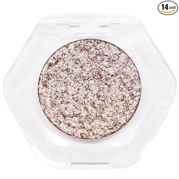 Chameleon Eyeshadow Collection, 14 Shades, Glitter Pressed Powder, Iridescent Shimmer Colors. (Tessera)
