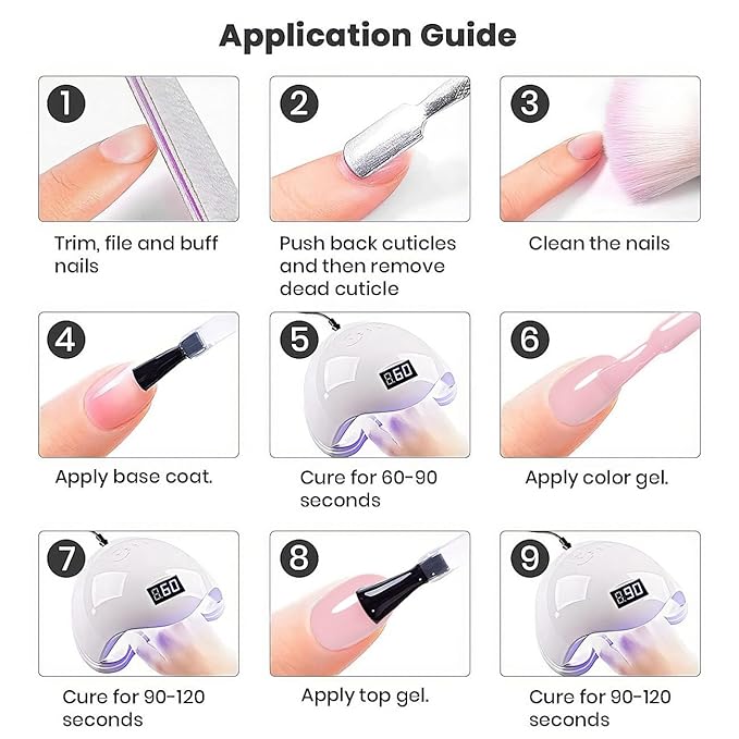 RARJSM Nude Gel Polish Neutral Color Skin Tone Gel Nail Polish 15ml Natural Color UV LED Cured DIY Soak off Gel Polish Single Bottle(Pale Purple Pink)