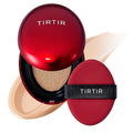 [*Mini Size*] TIRTIR Mask Fit Red Cushion Foundation | Full coverage, Weightless, Skin fit, Satin Glow Finish, Korean Makeup BB Foundation, beauty, Tattoo cover up, Buildable (#24N Latte, 0.15 Fl Oz)