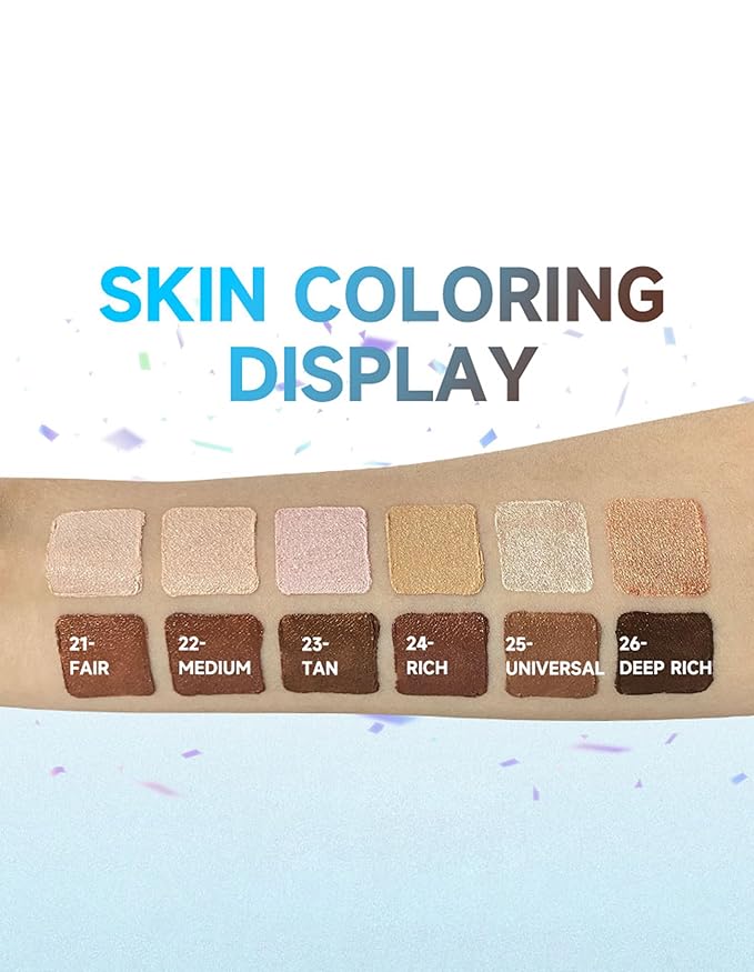 Erinde Dual-Ended Contour Stick, 2-In-1 Nose Contour & Highlighter Pen, Creamy, Buildable and Easy to Apply, Long Lasting Waterproof Cream Bronzer & Highlight Sticks, 21 Fair