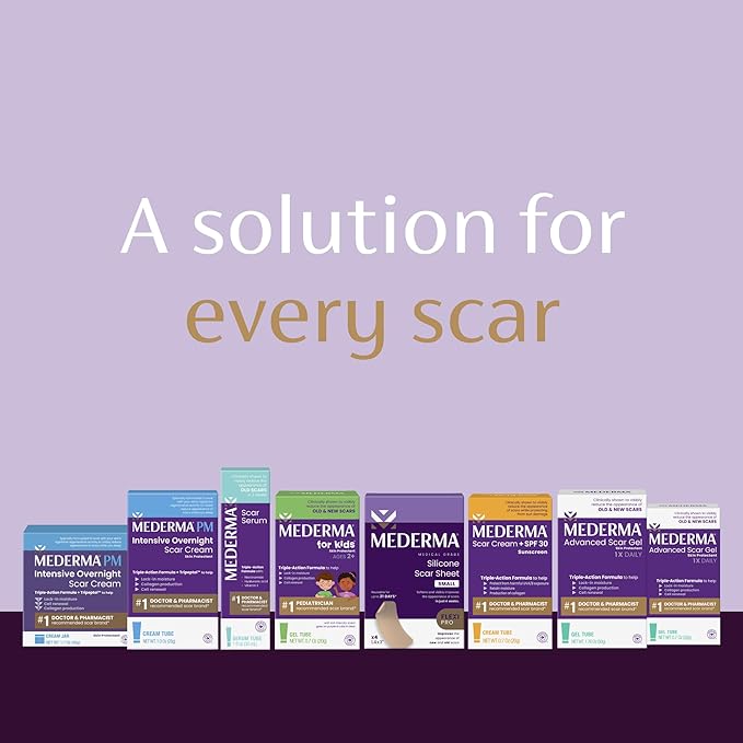 Mederma Scar Serum – Triple-Action Formula with Vitamin E, Hyaluronic Acid & Niacinamide – Clinically Shown to Reduce Old Scars, 1 Fl. Oz.