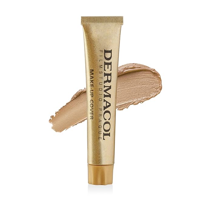 Dermacol - Full Coverage Matte Foundation with SPF 30, Waterproof Makeup Foundation for Oily Skin, Acne, & Under Eye Bags, Long-Lasting Makeup, 30g - Shade 223