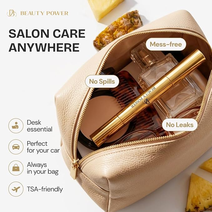 Beauty Power Nail Oil Cuticle Pen - Pineapple - Nail Strengthener & Growth Serum with Vitamin A, D, E, B5, Grapeseed & Natural Oils - Repair for Brittle, Peeling, Thin Nails - Gift Idea