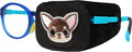 Astropic Cotton & Silk Eye Patch for Kids Glasses (Left Eye, Chihuahua)