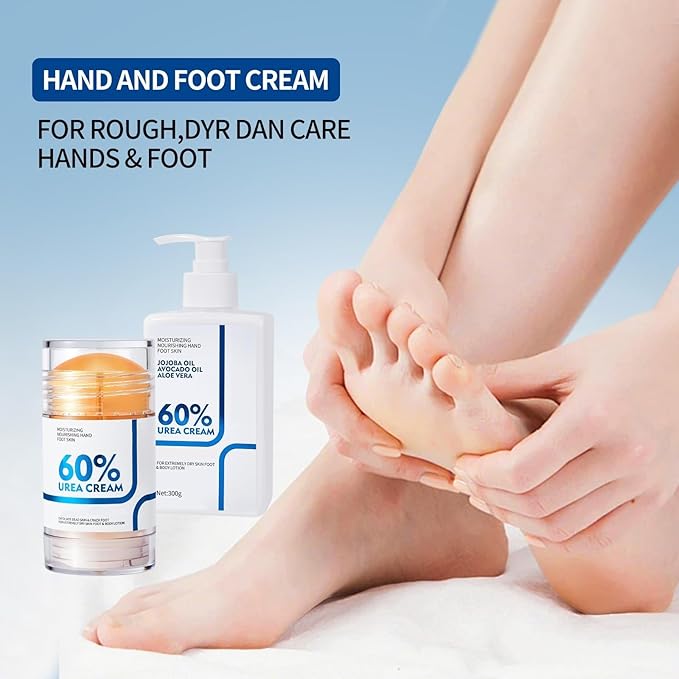 Urea Cream 60 Percent Body Lotion/Foot Care Urea Cream Stick, Body Lotion for Dry Skin, urea foot cream Deeply Moisturising with Rapid Absorption Creates Smooth Skin