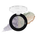 Refillable Eyeshadow Palette - Matte/Glitter/Duo-Chrome Pressed Powder & Cream Formula, Neutral/Shimmer/Smokey Multichrome, Travel-Friendly Iron Pan Refills (Chameleon, S01)