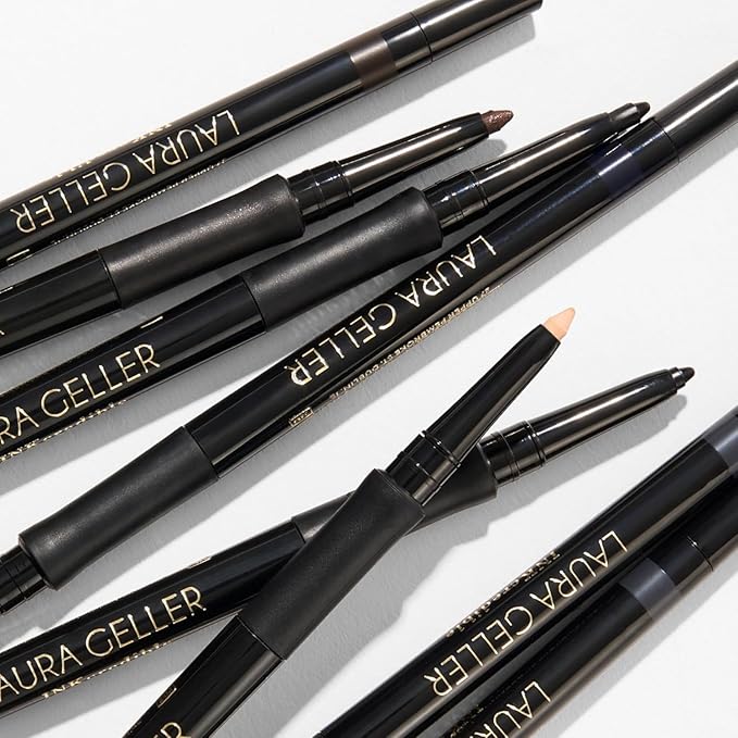 LAURA GELLER NEW YORK INKcredible Gel Eyeliner - Smoky Night - Waterproof Smudge-proof Eyeliner Pencil - Built in Sharpener