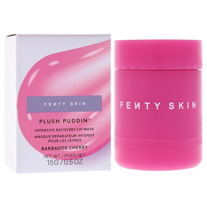 Plush Puddin Intensive Recovery Lip Mask - Barbados Cherry by Fenty Beauty for Women - 0.5 oz Lip Mask
