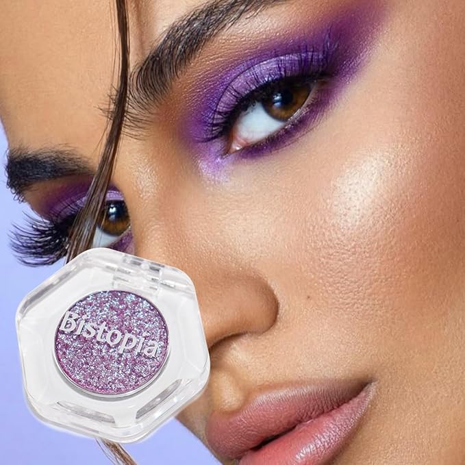 Chameleon Eyeshadow Collection, 14 Shades, Glitter Pressed Powder, Iridescent Shimmer Colors. (Solar Delirium)