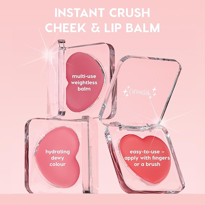 ColourPop Instant Crush Lip and Cheek Tint - Multi-Use Dewy Balm with a Weightless, Long-Lasting Formula - Cream Blush Balm Infused with Shea Butter to Nourish Skin - Baby Bunny